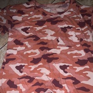 Camo womens tee